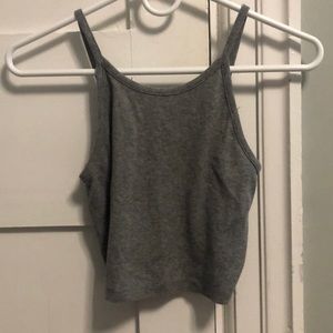 tank top, grey aerie cropped